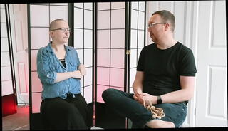 Video 1612006415: bdsm rope bondage, red rope, bdsm behind