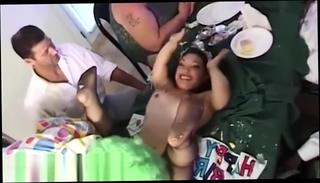 Video 1079584004: bbw fetish, bbw hardcore sex, bbw group sex, two midgets, black midget, two black dudes, baby