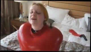 Video 1027208001: amateur milf massage, inflatable gag, inflatable latex, redhead milf massage, amateur wife gagging, amateur massage babe, straight massage, mouth gag