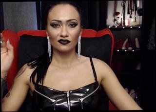 Video 1084374904: latex femdom, latex webcam, romanian mistress, beautiful smoking mistress, latex brunette