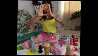 Video 1653250985: skinny shemale solo, solo anal toy sex, trans solo anal, skinny slut anal, skinny transsexual, skinny ts, skinny whore, skinny pervert, skirt solo, queen solo