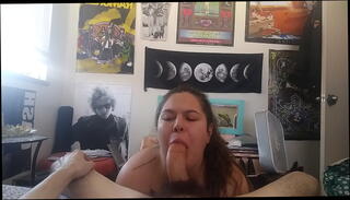 Video 1136281585: bbw pov blowjob, pov sucking blowjob, pov brunette sucks, pov sucking big, pov spitting, lips pov