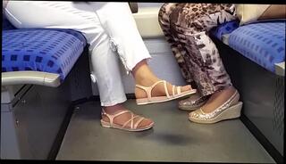 Video 379726804: granny nylon feet, granny foot, foot fetish stockings, latex foot, two nylon