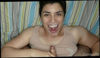Video 1623052143: amateur couple pov, dick pov handjob, amateur pov cumshot, amateur female pov, brunette pov handjob, romantic pov, friend pov, lips cum