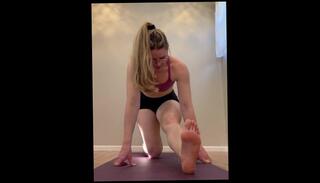 Video 1618707373: milf yoga teacher, blonde milf teacher, amateur blonde milf, milf yoga pants, blonde milf stretched