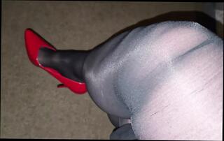 Video 1627378191: nylon stockings foot fetish, pantyhose foot fetish, fetish solo porn, fetish gay solo, black pantyhose fetish, crossdresser foot, fetish pov, pov hd porn, american fetish