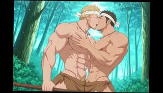 Video 1658790923: cartoon anime gay, gay kissing compilation