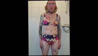 Video 1599816743: pissing sissy, sissy bikini, sissy solo, piss fetish, solo amateur trans, tits amateur solo, solo amateur blonde, fetish small titted