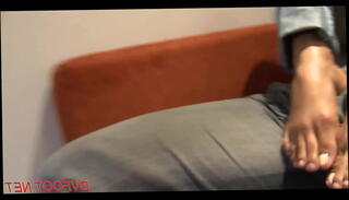 Video 1593005165: foot job fetish, boy friend nail
