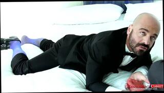 Video 1656126361: gay feet fetish, fetish feet stockings, feet domination, dominant hunk, domination amateur, couple