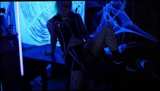 Video 1577419183: crossdresser solo masturbation, amateur crossdresser solo, solo trans masturbation, amateur gothic