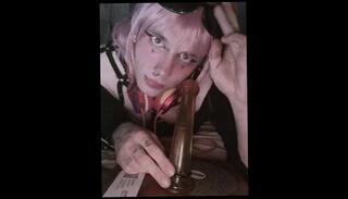 Video 1625780713: solo amateur trans, solo blowjob