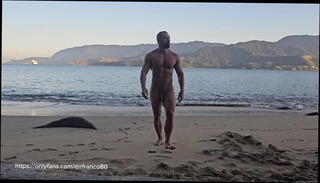 Video 1628824605: nude beach, nude muscle, nude latin