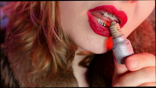 Video 1517387255: swallow fetish, fetish cumshot, biting fetish, eating fetish