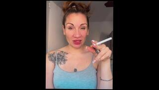 Video 1618537243: female domination femdom pov, femdom pov joi, milf joi pov, femdom amateur milf, amateur milf solo, joi humilation, milf smoking joi, latin milf pov, tattooed milf pov, joi women, milf mexicana latin, joi argentina, colombiana milf