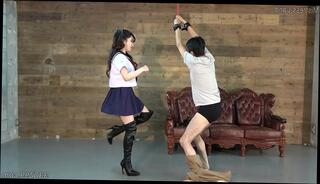 Video 878314715: slave femdom, ball busting slave, slave woman, cosplay femdom, japanese femdom, slave legs, uniformed femdom, panty slave, asian slave, japanese foursome, camera woman
