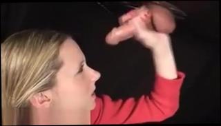 Video 961145004: cock girl wanks, glory hole cumshot, glory hole blowjob, wanking white cock, blonde blowjob cumshot