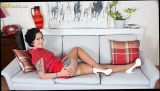 Video 1653198114: foot fetish solo, milf foot fetish, foot fetish stockings, female foot fetish, tan nylons, woman home, fucking job, fucked hard