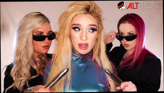Video 1596267674: lesbians big tits toys, alien pussy, pierced tattooed lesbians, female alien, inspection, lady