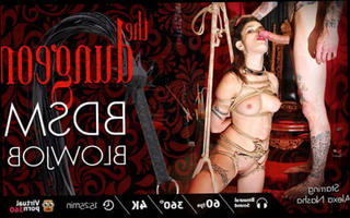 Video 1562699704: rope master, bdsm blowjob, bdsm porn, rope tied, tattooed bdsm, bdsm brunette, master came, vr blowjob
