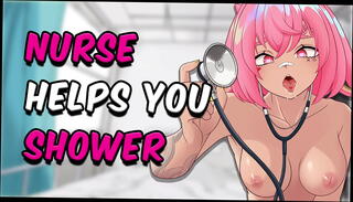 Video 1618591395: hentai anime blowjob, anime toon, anime nurse, nurse cock, cock clean, cock shower