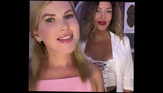 Video 1433944015: horny mistress, hot wax, waxed blonde, hot brunette mistress, russian mistress