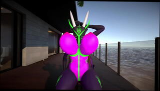 Video 1618867585: furry 3d, riding inflatable, cum inflation, inflatable cock, 3d big boobed