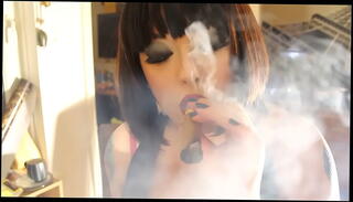 Video 1229242625: femdom fetish mistress, tits bbw chubby, smoking fetish mistress, chubby bbw fat, boobs mistress, tit british bbw, cigar smoking fetish, uk mistress, bbw smoker