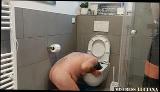 Video 1626634021: femdom domination submission humiliation, bdsm slave submission, mistress humiliates slave, femdom fetish humiliation, hardcore femdom fetish, mistress toilet slave, submissive slave training, extreme bdsm submissive, submissive german slave, femdom boot fetish, mistress thighs, straight humiliation, mistress high heels, domination hd, dirty toilet, clean dirty