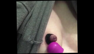Video 1281309505: tied nipples, tied vibed, nipples public