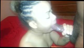 Video 945888704: teen swallows, amateur ebony teen