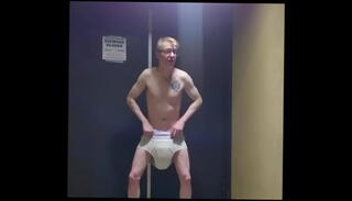 Video 1657142835: diaper gay twink, solo twink wanking, gay twink public, exhibitionist twink