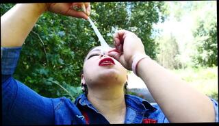 Video 1625373673: condom fetish, condom solo, milk fetish, cum fetish amateur, milking semen, condom drink cum, solo female cum, fetish passion, 60fps amateur