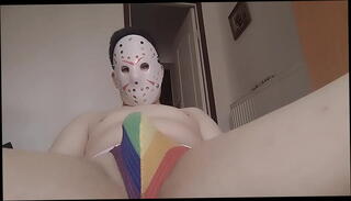 Video 1596955715: chubby bear, chubby romanian, masked chubby