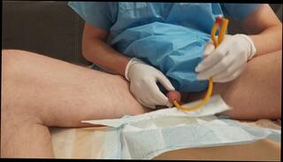 Video 1616834333: diaper pee, diaper fetish, latex fetish, latex solo, amateur solo male, insertion peeing, male medical fetish