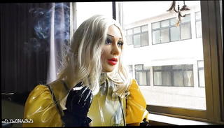 Video 1048215901: latex bdsm fetish, latex catsuit sex, latex catsuit mask, bdsm sex toys, latex sex doll, straight bdsm, female mask fetish doll, latex hd