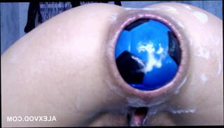 Video 1580669671: anal fisting prolapse, anal hole prolapse, extreme anal prolapse, insertion prolapse, anal ball insertion, balls straight, anal hole destroyed