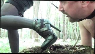 Video 1665866471: foot fetish femdom mistress, mistress punishes slave, mistress feet slave, foot fetish soles feet, slave girl punished, foot fetish high heels, foot fetish sub, black foot fetish, outdoor foot fetish, foot fetish hd, straight punished, dark haired mistress, mouth punishment, foot inside