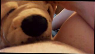 Video 964068305: anime doggy, stuffed animal, pet dog, dirty dog, nice dirty, play dirty