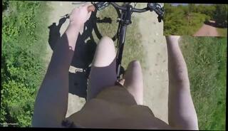 Video 739002404: summer day, bike ride, nude bike, pov riding, pov naked, public pov, pov natural, amateur striptease, riding first, nude year, outdoor striptease