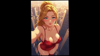 Video 1659218263: giantess vore fetish, giantess vore pov, vore animation, cartoon anime, teases vores, anime blonde, anime brunette