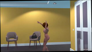 Video 916093455: 3d anime lesbians, lesbian hentai anime, anime strapon, redhead strapon