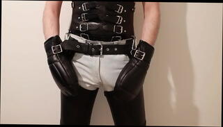 Video 1589645255: bound bdsm, leather bound