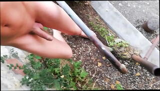 Video 1010210605: pee pissing outdoor, skinny piss, pissing naked gay, piss gay cock, big cock pissing