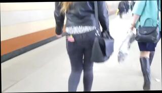 Video 745797904: voyeur close, blonde voyeur, nice jeans ass, nice black ass