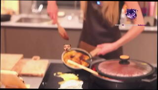 Video 1561484115: blonde teen kitchen