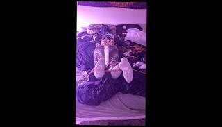 Video 1663790183: feet fetish solo, self bondage rope, fetish feet socks, feet fetish play, male feet fetish, bondage pet play, amateur solo play, hands feet