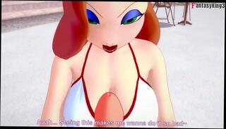 Video 1665654225: jessica rabbit, manga anime hentai 3d, busty 3d anime, anime toon, pov bikini, bikini sex