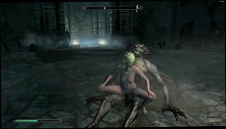Video 1560923455: fucks skyrim, fucking monster, fuck game, fucked rough, fucked hard