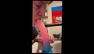 Video 1629946103: solo amateur dildoing, solo male dildo, dildo deep throat
